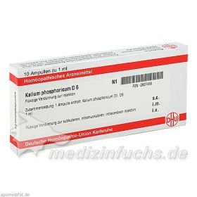 KALIUM PHOSPHORICUM D 6 Ampullen, 10X1 ML – PZN 2827488 из Германии