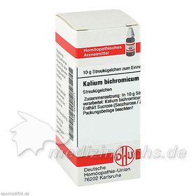 KALIUM BICHROM D 6, 10 G – PZN 2890771 из Германии