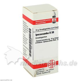 IPECACUANHA D30, 10 G – PZN 2925067 из Германии