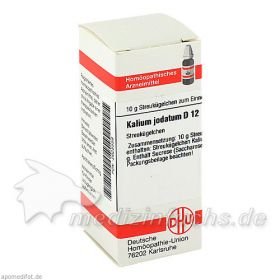 KALIUM JODAT D12, 10 G – PZN 2925558 из Германии