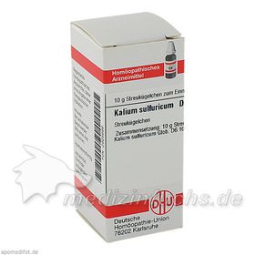 KALIUM SULFURICUM D 6, 10 G – PZN 2925699 из Германии