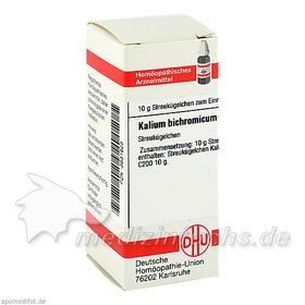 KALIUM BICHROM C200, 10 G – PZN 3631623 из Германии