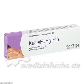 KADEFUNGIN 3, 3 ST – PZN 3767819 из Германии