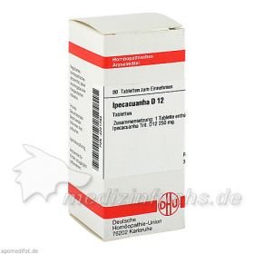 IPECACUANHA D12, 80 ST – PZN 4221784 из Германии