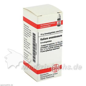 KALIUM ARSENICOS C30, 10 G – PZN 4222329 из Германии