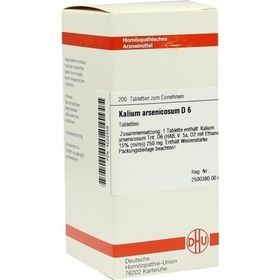 KALIUM ARSENICOS D 6, 200 ST – PZN 4222358 из Германии