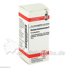KALIUM BICHROM C 6, 10 G – PZN 4222453 из Германии