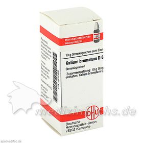 KALIUM BROMAT D 6, 10 G – PZN 4222602 из Германии