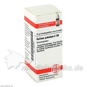 KALIUM JODAT C30, 10 G – PZN 4222950 из Германии