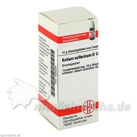 KALIUM SULFURICUM D12, 10 G – PZN 4223228 из Германии