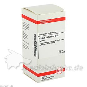 KALIUM SULFURICUM D12, 200 ST – PZN 4223240 из Германии