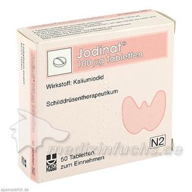 Jodinat 100ug Tabletten, 50 ST – PZN 4530918 из Германии