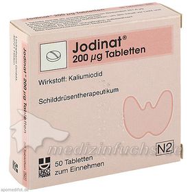 Jodinat 200ug Tabletten, 50 ST – PZN 4531177 из Германии