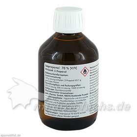 ISOPROPANOL 70%, 200 ML – PZN 4581034 из Германии