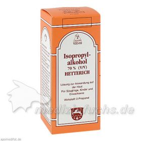 ISOPROPYLALKOHOL 70% HETTERICH, 100 ML – PZN 4769708 из Германии