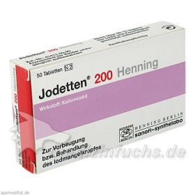 JODETTEN 200 Henning Tabletten, 50 ST – PZN 4925999 из Германии