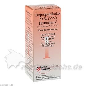 Isopropylalkohol 70% Hofmann's, 100 ML – PZN 690536 из Германии