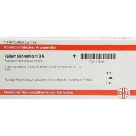 KALIUM BICHROMICUM D 6 Ampullen, 10X1 ML – PZN 7184871 из Германии
