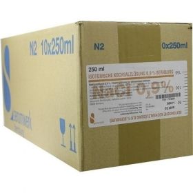 ISOTONISCHE KOCHSALZ 0.9%, 10X250 ML – PZN 7510856 из Германии