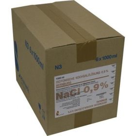 ISOTONISCHE KOCHSALZ 0.9%, 6X1000 ML – PZN 7510862 из Германии