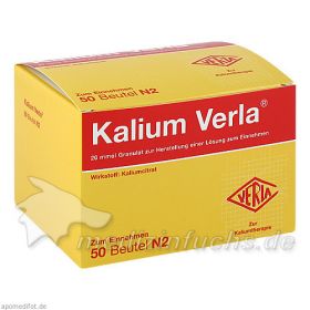 Kalium Verla Granulat, 50 ST – PZN 7712873 из Германии