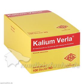 Kalium Verla Granulat, 100 ST – PZN 7712896 из Германии