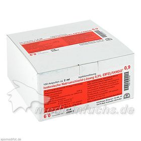 Isotonische Natriumchlorid-Lösung 0.9% EIFELFANGO, 100X2 ML – PZN 874199 из Германии