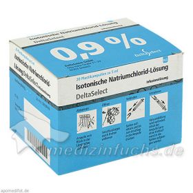 Kochsalzlösung 0.9% Plastik Ampullen, 20X5 ML – PZN 1021010 из Германии