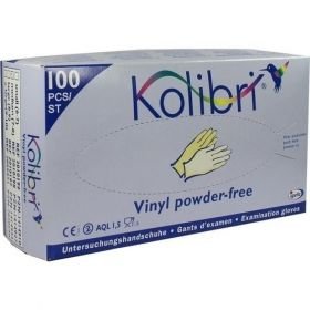 Kolibri Untersuchungshandschuh Vinyl ungepudert M, 100 ST – PZN 1414927 из Германии