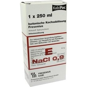 KOCHSALZ 0.9% ISOTON PL, 250 ML – PZN 1636349 из Германии