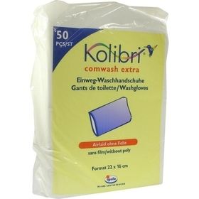 Kolibri comwash extra Waschhandsch unfoliert16x24, 50 ST – PZN 1869881 из Германии