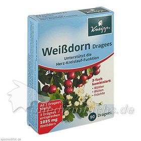 KNEIPP WEISSDORN PFLANZEN, 90 ST – PZN 2060897 из Германии
