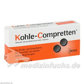 KOHLE COMPRETTEN, 30 ST – PZN 3056515 из Германии