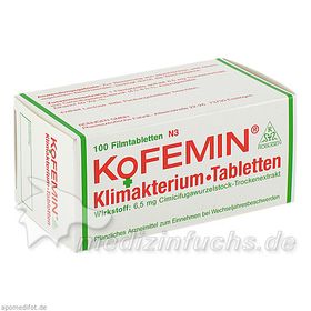 Kofemin Klimakterium Tabletten, 100 ST – PZN 3554325 из Германии