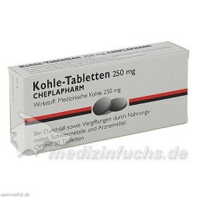 KOHLE TABLETTEN, 30 ST – PZN 4257380 из Германии