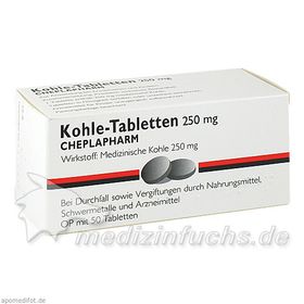 KOHLE TABLETTEN, 50 ST – PZN 4257397 из Германии