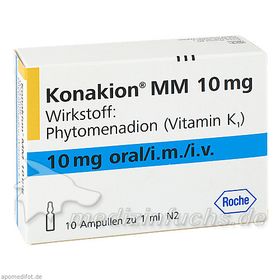 KONAKION MM 10mg, 10 ST – PZN 4273031 из Германии