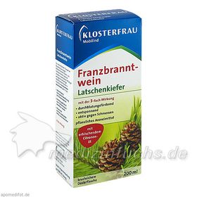 Klosterfrau Franzbranntwein Dosierfl.Latschenkief., 200 ML – PZN 5360832 из Германии