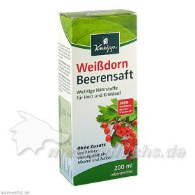 Kneipp Weißdorn Beerensaft, 200 ML – PZN 5391206 из Германии