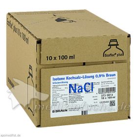 Kochsalzlösung 0.9% Miniflac, 10X100 ML – PZN 6173569 из Германии