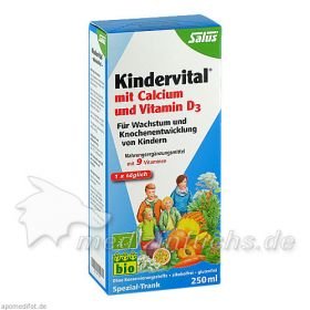 KINDERVITAL Bio mit Calcium und Vitamin D3 Salus, 250 ML – PZN 6417037 из Германии