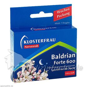 Klosterfrau Baldrian forte 600 Nervenruh, 7 ST – PZN 6582842 из Германии