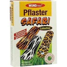 Kinderpflaster Safari wasserfest Latexfrei, 10 ST – PZN 6910200 из Германии