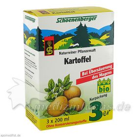KARTOFFEL SCHOENENBERGER HEILPFLANZENSÄFTE, 3X200 ML – PZN 699885 из Германии