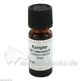 Kampfer 100% Ätherisches Öl, 10 ML – PZN 7204527 из Германии