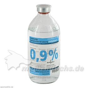 KOCHSALZ 0.9% DELTAMEDICA GLAS, 1X500 ML – PZN 7462991 из Германии