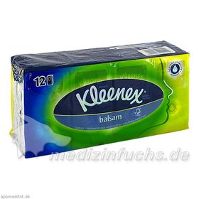 Kleenex Balsam Taschentücher, 12X9 ST – PZN 7691591 из Германии