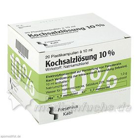 KOCHSALZ 10%, 20X10 ML – PZN 817474 из Германии