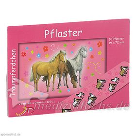KINDERPFLASTER TRAUMPFERDCHEN - BRIEFCHEN ROT, 10 ST – PZN 9078110 из Германии