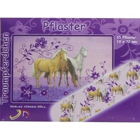 KINDERPFLASTER TRAUMPFERDCHEN - BRIEFCHEN BLAU, 10 ST – PZN 9078127 из Германии